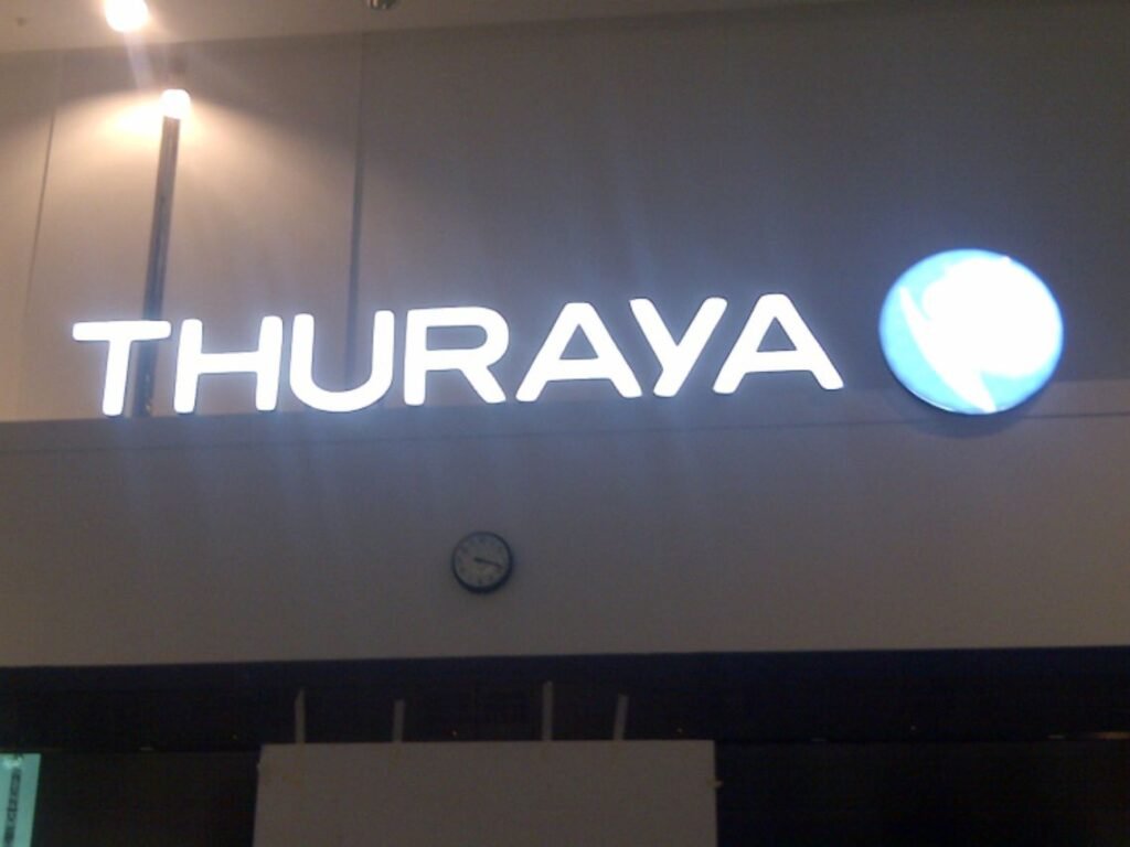 3D acrylic LED sign board with illuminated channel letters for corporate branding in Hyderabad, Kondapur.