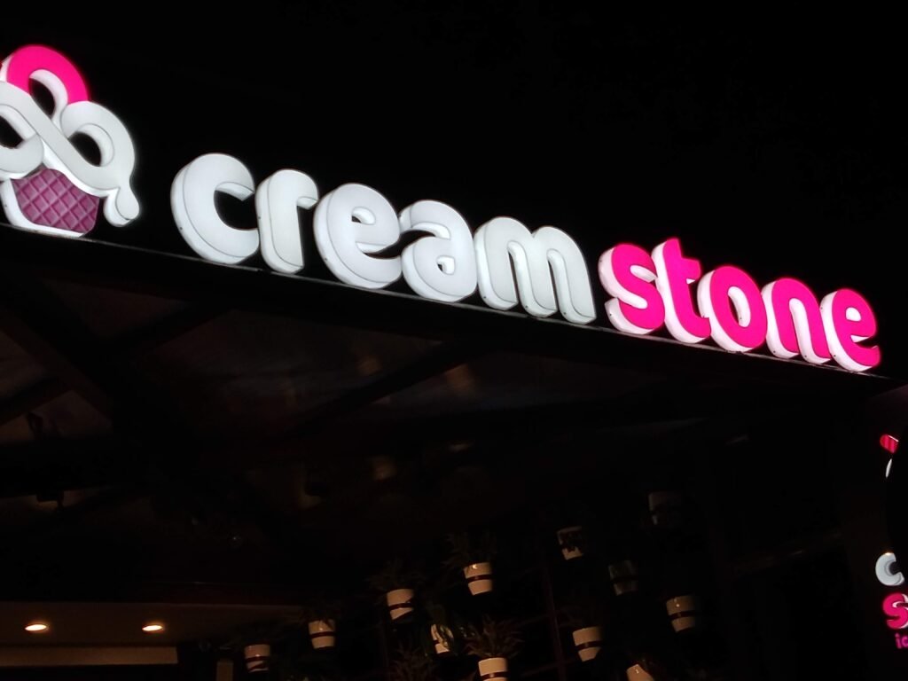 LED sign board manufactured and installed by Sina Signs in Hyderabad