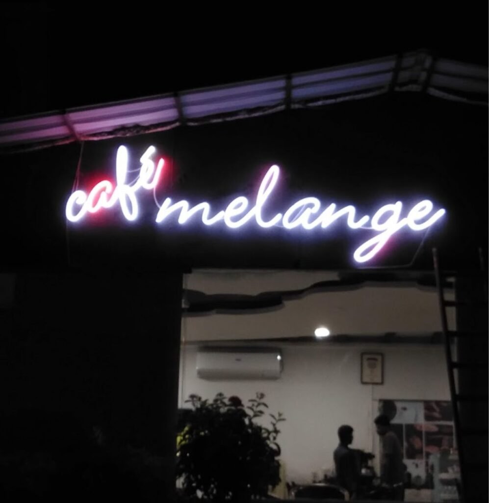 Indoor LED light sign board for fitting room directional signage by LED sign board manufacturers in Hyderabad, Miyapur.
